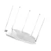 Tenda TX12 Pro v2.0 AX3000 Mbps Gigabit Dual-Band Wi-Fi 6 White Router