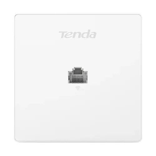Tenda W12 AC1200 Mbps Wireless Dual Band Gigabit White In-Wall Access Point