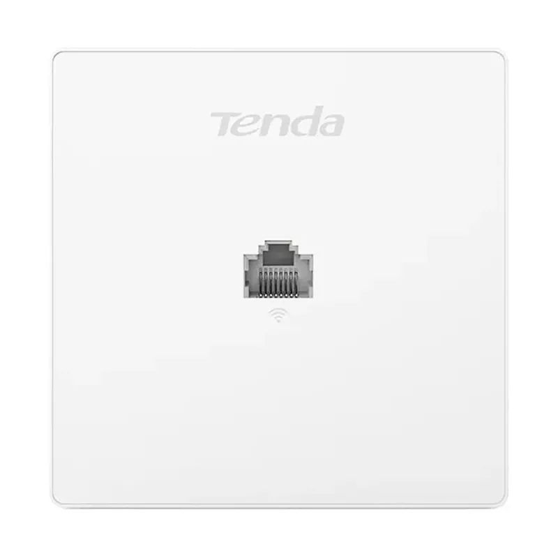 Tenda W12 AC1200 Mbps Wireless Dual Band Gigabit White In-Wall Access Point