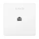 Tenda W12 AC1200 Mbps Wireless Dual Band Gigabit White In-Wall Access Point