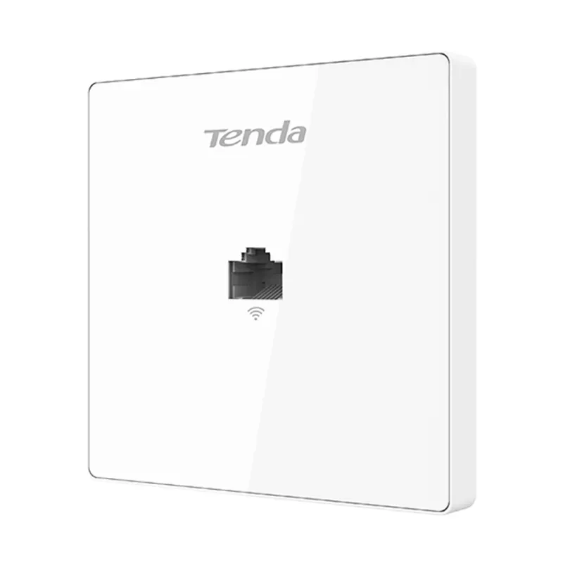 Tenda W12 AC1200 Mbps Wireless Dual Band Gigabit White In-Wall Access Point