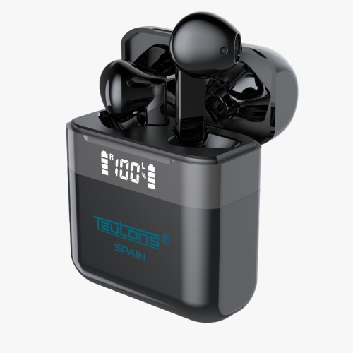 Teutons Bluetooth 5.0 Earbuds F5 Black