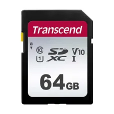 Transcend 64GB 100Mbps SDXCSDHC UHS-I SD 300S Memory Card (TS64GSDC300S)