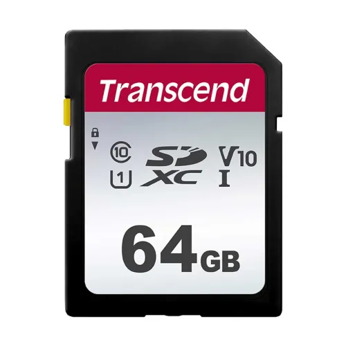 Transcend 64GB 100Mbps SDXCSDHC UHS-I SD 300S Memory Card (TS64GSDC300S)