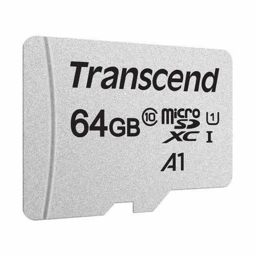 Transcend 64GB MicroSDXC/SDHC 300S Class 10 Memory Card (TS64GUSD300S)