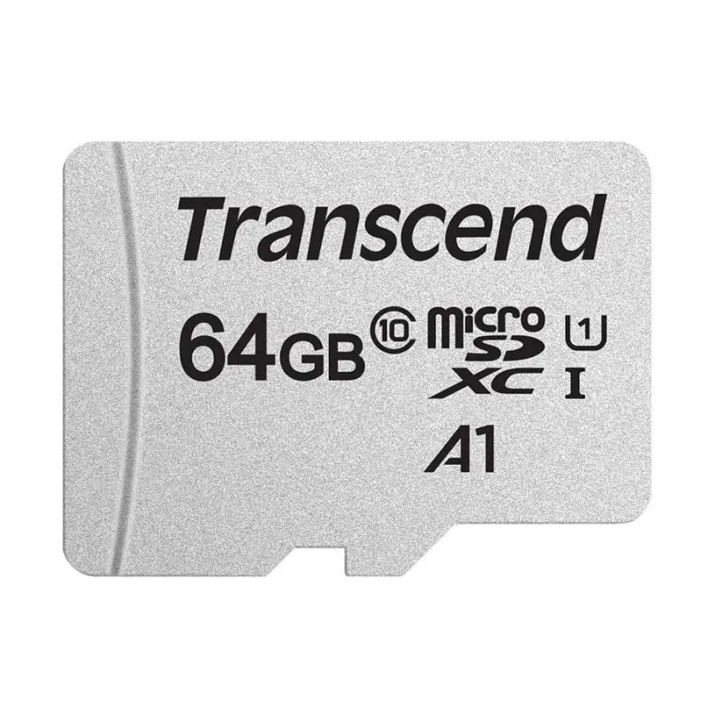 Transcend 64GB MicroSDXC/SDHC 300S Class 10 Memory Card (TS64GUSD300S)