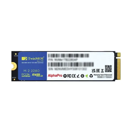 Twinmos Alpha Pro 256GB M.2 2280 PCIe NVMe Gen.3 SSD