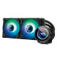 DarkFlash Twister DX 240 V2.6 Liquid CPU Cooler ( Black )