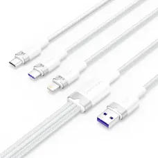 Vention CTRWG 1.5M 120W 3-in-1 USB to Type-C & Lightning & Micro-B Cable
