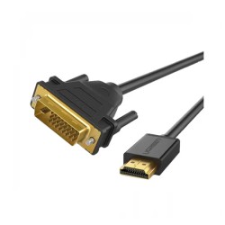 UGREEN HD106 (10136) HDMI Male to DVI Male 3M Black Cable