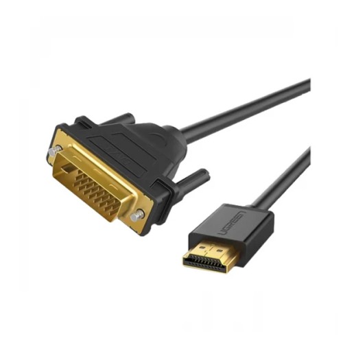 UGREEN HD106 (10136) HDMI Male to DVI Male 3M Black Cable