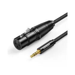 UGREEN AV182 (20763) 3.5mm Male to XLR Female Audio Cable - 1M