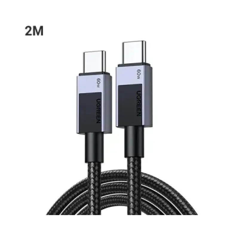 UGREEN L524 (55775) 3A USB-C to USB-C PD Fast Charging Braided Cable - 2M