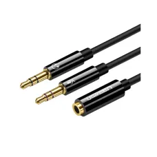 UGREEN AV140 (20898) 3.5mm to 2 Audio Cable - Black