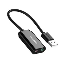 UGREEN US205 (30724) USB 2.0 External Sound Adapter - Black