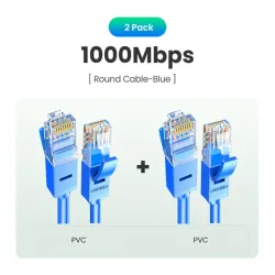 UGREEN NW102 (11201) Cat 6 U/UTP LAN Cable - 1M