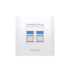 UGREEN NW144 (80182) Dual Port Wall Plate