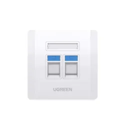 UGREEN NW144 (80182) Dual Port Wall Plate