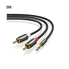UGREEN AV116 (10590) 3.5mm to 2x RCA Cable - 3M