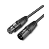 UGREEN AV130 (20711) Cannon XLR Male to Female Extension Cable - 3M
