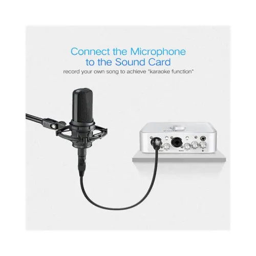 UGREEN AV130 (20711) Cannon XLR Male to Female Extension Cable - 3M