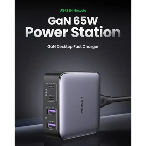 UGREEN CD327 (90747) Nexode 65W USB C GaN Table Charger