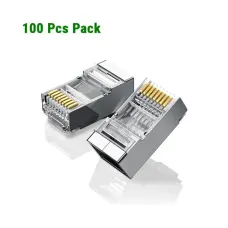 UGREEN NW111 (50248) Cat 6 Shielded Crystal Head - 100 PCS