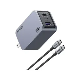 UGREEN X757 (25873) Nexode Pro 100W 3-Port GaN Fast Charger - US