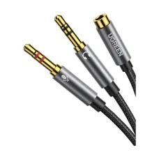 UGREEN AV140 (20899) 3.5mm to 2 Audio Cable - Black
