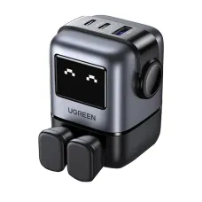 UGREEN CD361 (25686) Dual USB-C & USB UNO RG 65W GaN Gray Charger