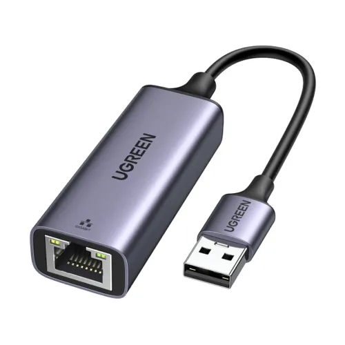 UGREEN CM209 (50922) USB Male to LAN Female Grey USB Converter
