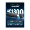 Ugreen CM492 (50340) 1300 Mbps Dual Band Wi-Fi USB Adapter