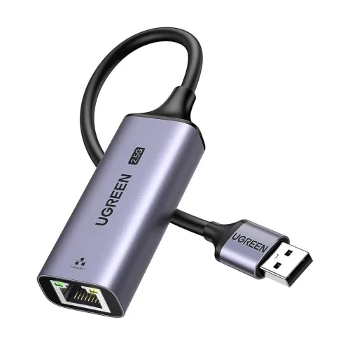 UGREEN CM648 (25051) USB Male to LAN Female Gray Converter