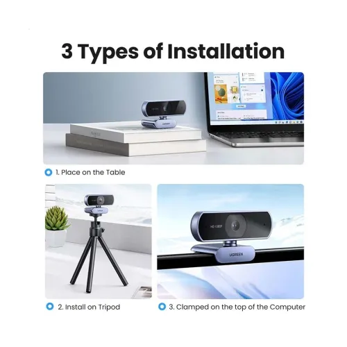 UGREEN CM678 (15728) 1080P HD Webcam with Mic