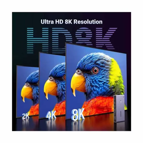 UGREEN CM692 (25961) HDMI KVM Gray Switch with USB Port