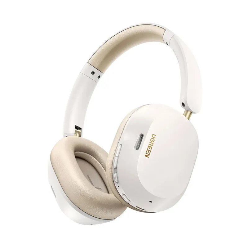 Ugreen HP203 (35758) HiTune Max5c Bluetooth Noise Cancelling White Headphone Ugreen HP203 (35758) HiTune Max5c Bluetooth Noise Cancelling White Headphone