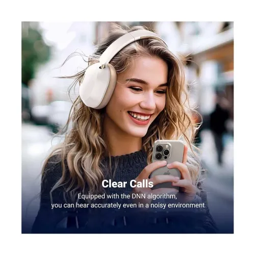 Ugreen HP203 (35758) HiTune Max5c Bluetooth Noise Cancelling White Headphone