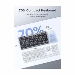 Ugreen K551 (75049) Wireless (Dual Mode) Black Keyboard