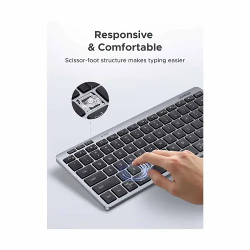 Ugreen K551 (75049) Wireless (Dual Mode) Black Keyboard