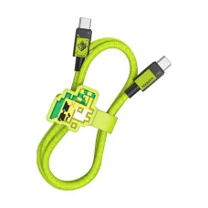 UGREEN L512 (45063GI) USB Type-C Male to Male Genshin Impact Edition 1 Meter Green Cable