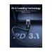 UGREEN L513 (45067) USB Type-C Male to Male 1 Meter Space Gray Data & Charging Cable