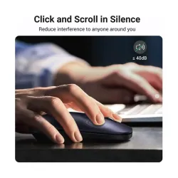 UGREEN MU001 (90372) Black Silent Portable Wireless Mouse