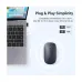 UGREEN MU001 (90372) Black Silent Portable Wireless Mouse