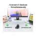 UGREEN MU008 (25444) Wireless (Dual Mode) Black Silent Vertical Mouse