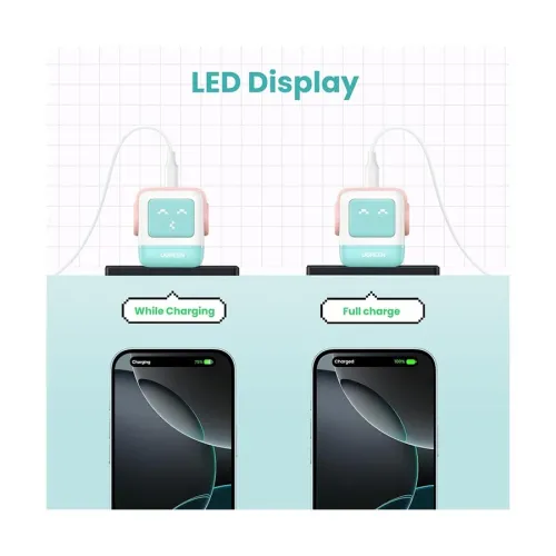 UGREEN Nexode RG CD359 (45089) USB-C 30W GaN Pink Blue Charger