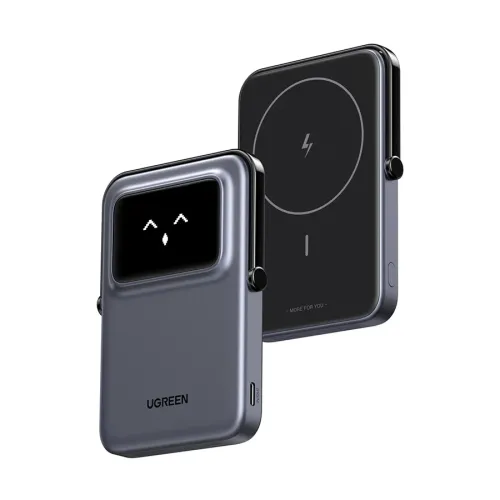 Ugreen PB571 (35605B) Uno 5000mAh Grey 20W Magnetic Wireless Charging Power Bank