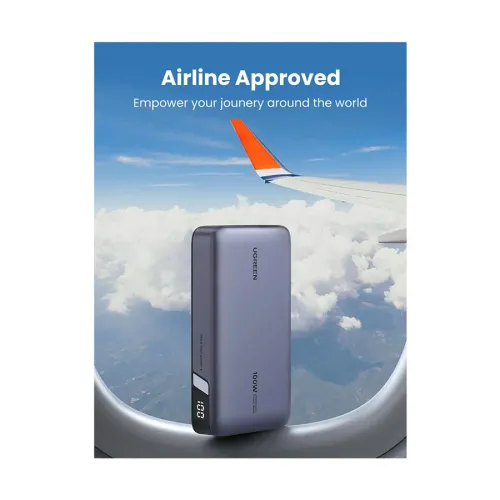 Ugreen PB720 (25188) 20000mAh Grey 100W Power Bank with Digital Display