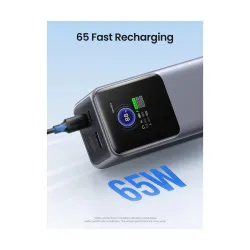 Ugreen PB721 (35524B) Gray 20000mAh 130W Fast Charging Power Bank with Digital Display