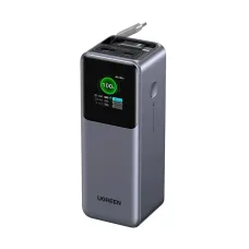 Ugreen PB726 (95670B) 20000mAh Gray 165W Power Bank with Digital Display & Retractable Cable