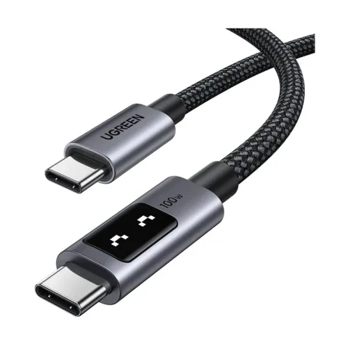 Ugreen Uno L509 (35501) USB Type-C Male to Male 1 Meter Black Charging & Data Cable
